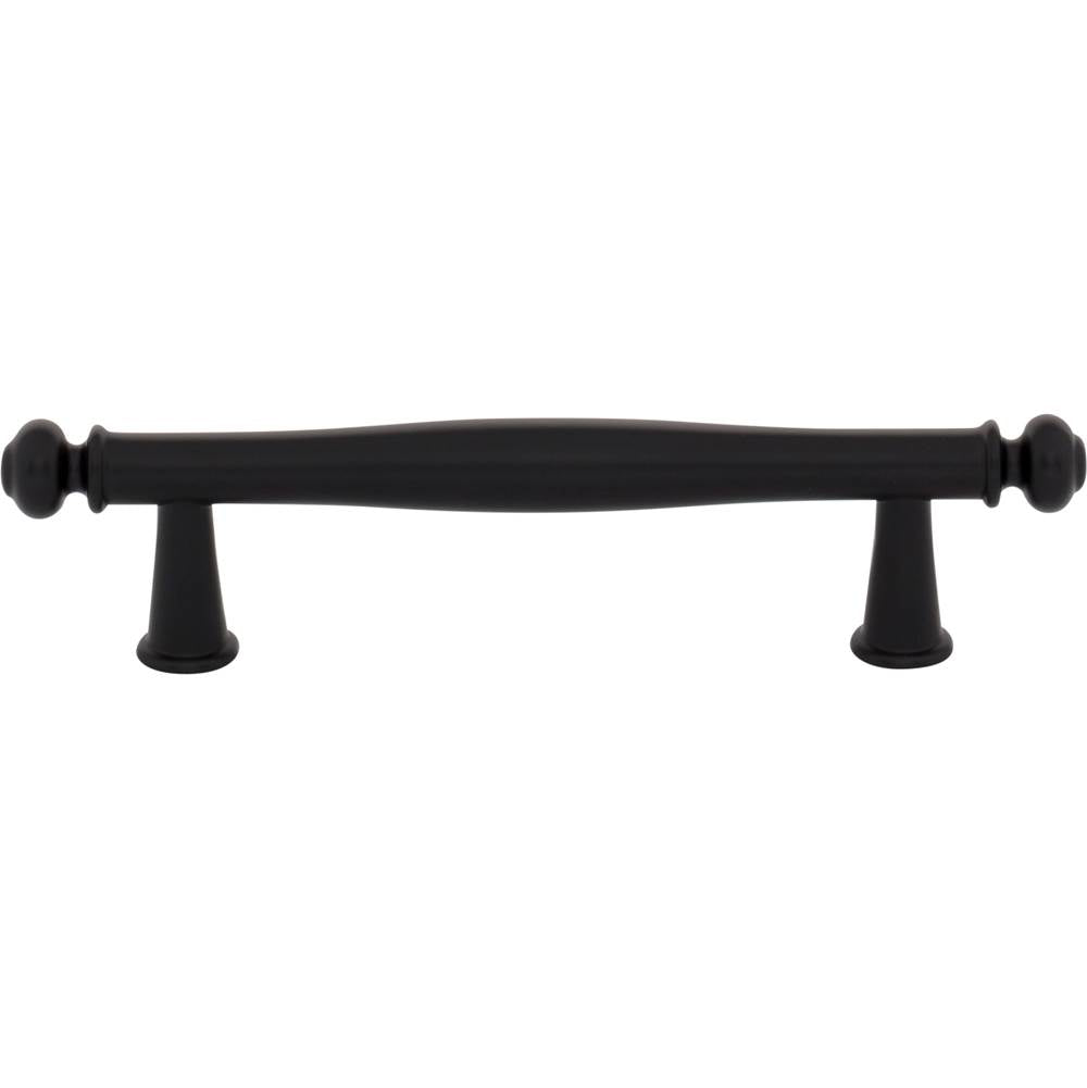 Top Knobs - Coddington Pull 3 3/4 Inch (c-c) Flat Black - Flat Black