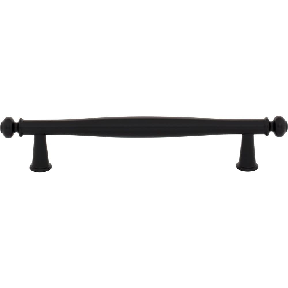 Top Knobs - Coddington Pull 5 1/16 Inch (c-c) Flat Black - Flat Black