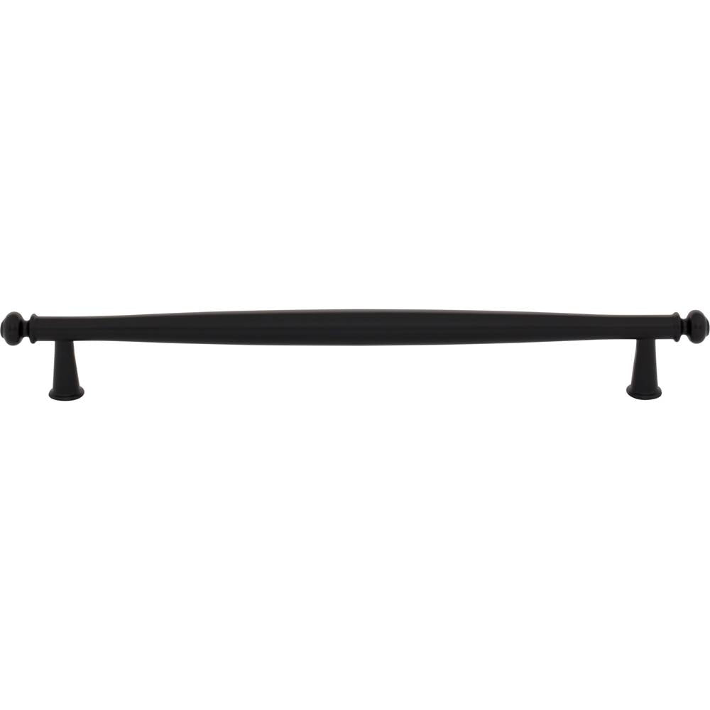 Top Knobs - Coddington Pull 8 13/16 Inch (c-c) Flat Black - Flat Black