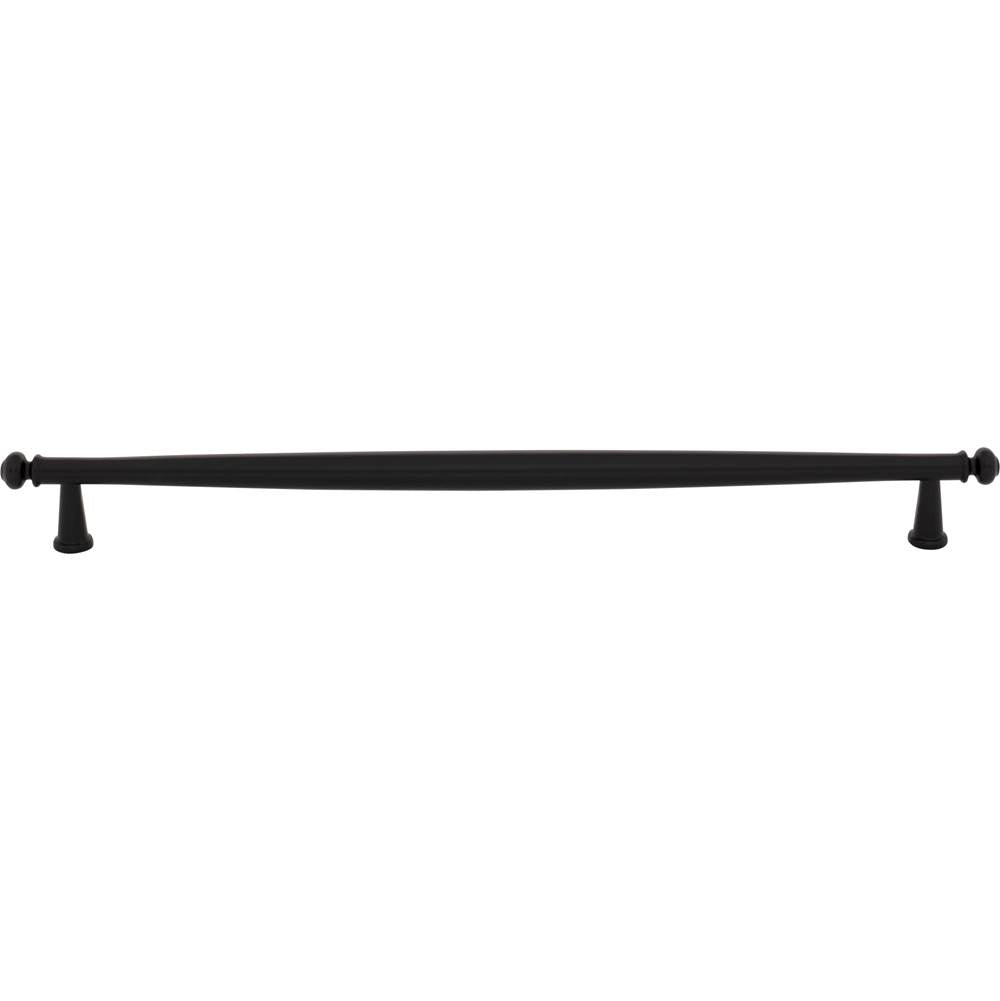 Top Knobs - Coddington Pull 12 Inch (c-c) Flat Black - Flat Black