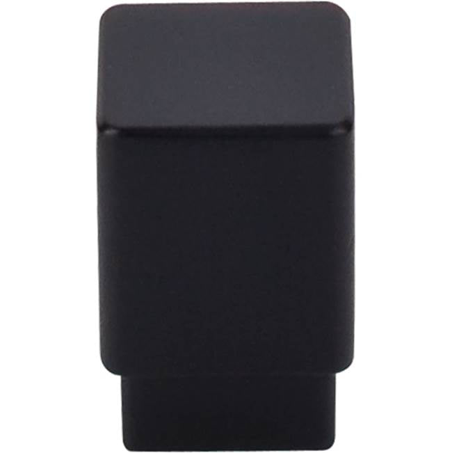 Top Knobs - Tapered Square Knob 3/4 Inch Flat Black - Flat Black