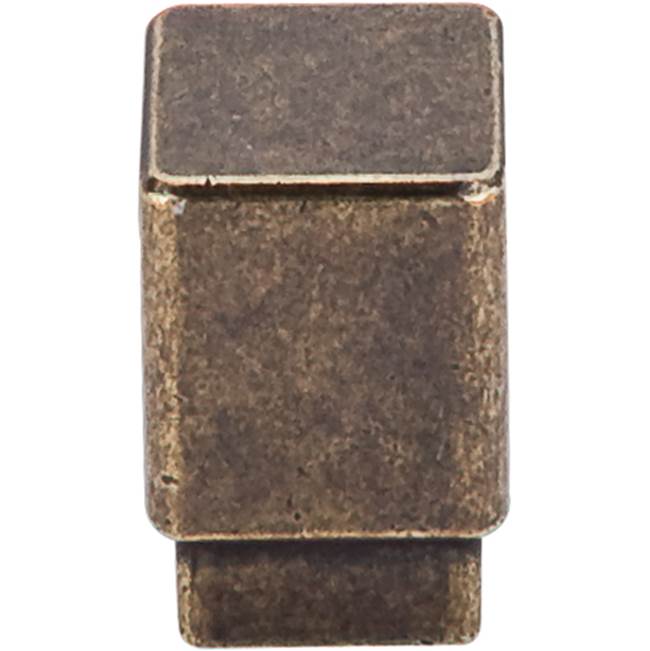 Top Knobs - Tapered Square Knob 3/4 Inch German Bronze - German Bronze