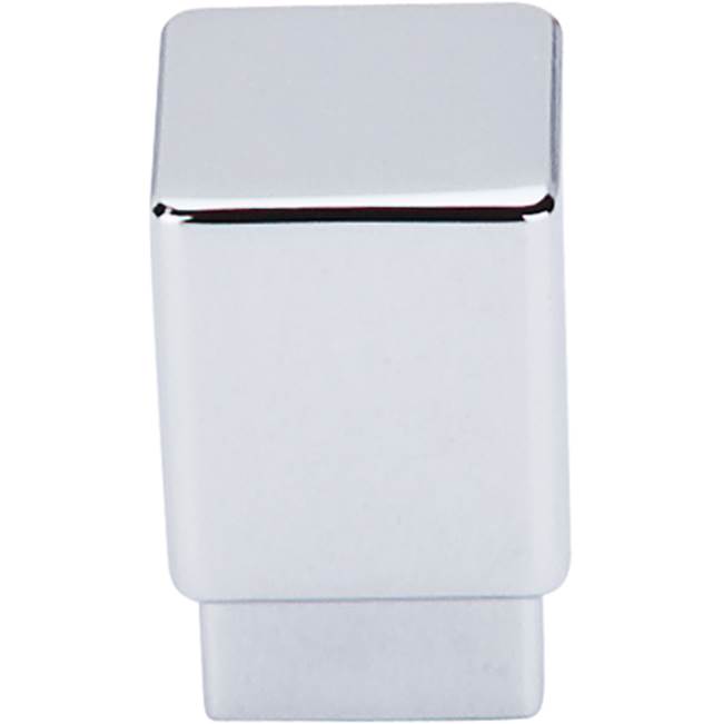 Top Knobs - Tapered Square Knob 3/4 Inch Polished Chrome - Polished Chrome