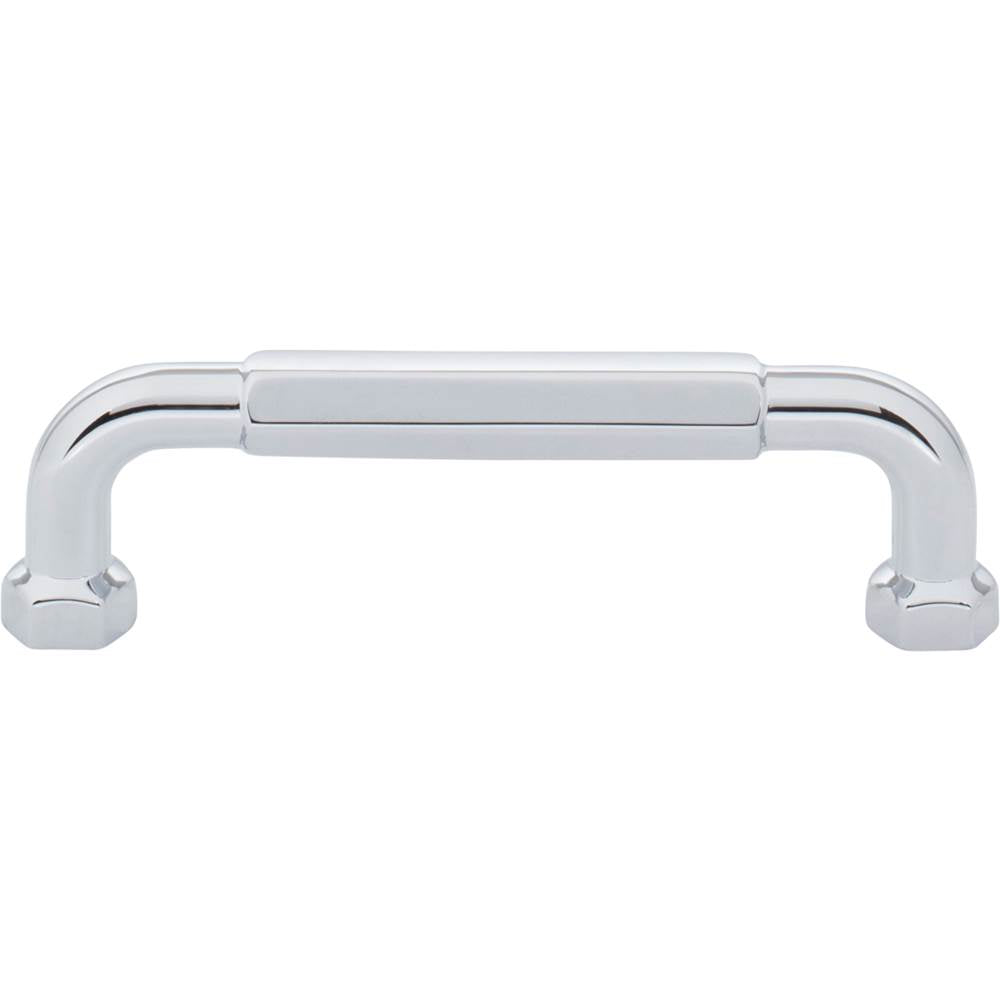 Top Knobs - Dustin Pull 3 3/4 Inch (c-c) Polished Chrome - Polished Chrome