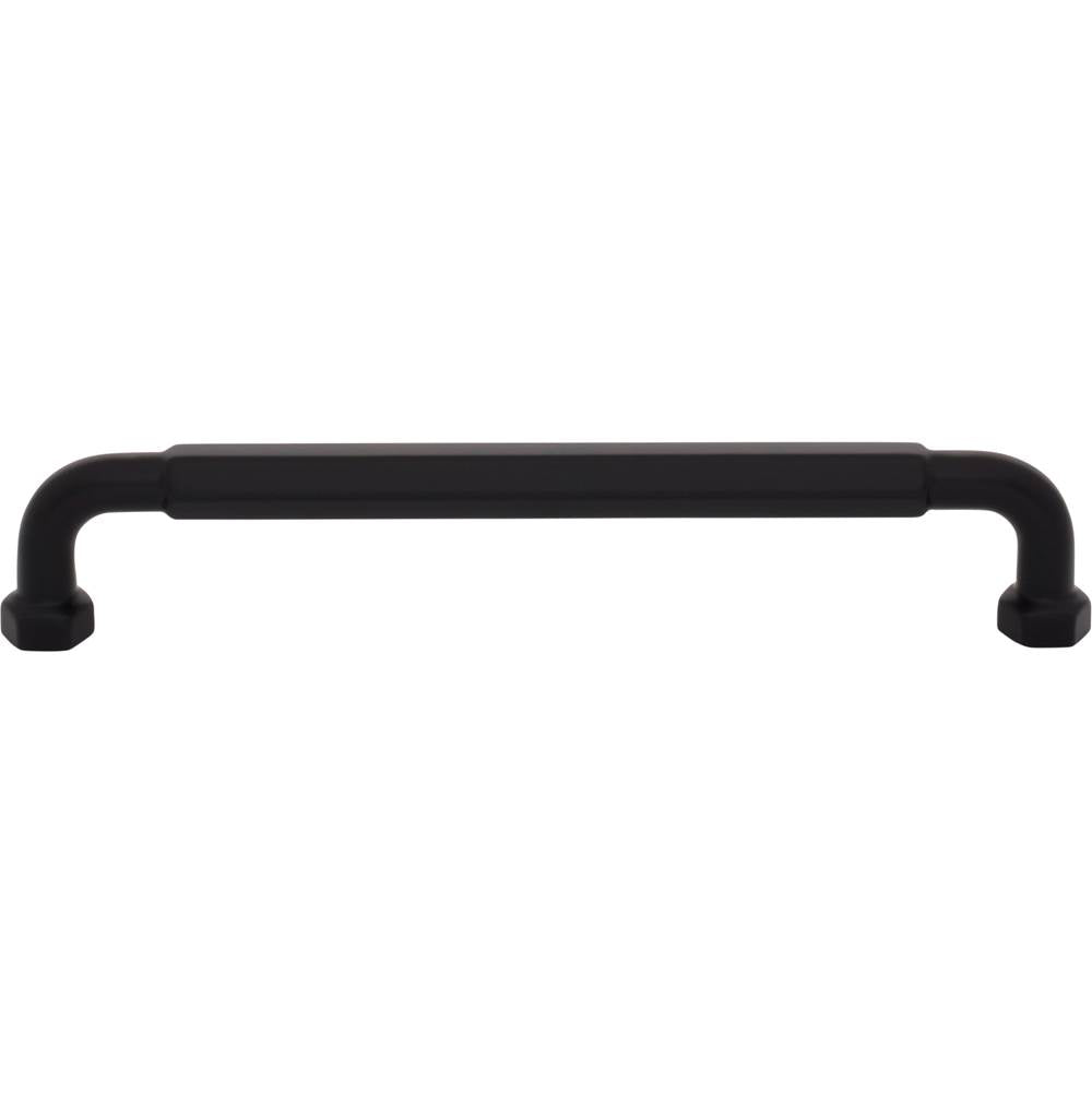 Top Knobs - Dustin Pull 6 5/16 Inch (c-c) Flat Black - Flat Black