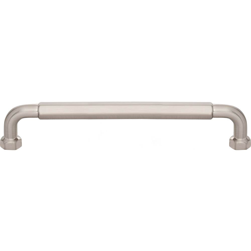 Top Knobs - Dustin Pull 6 5/16 Inch (c-c) Brushed Satin Nickel - Brushed Satin Nickel
