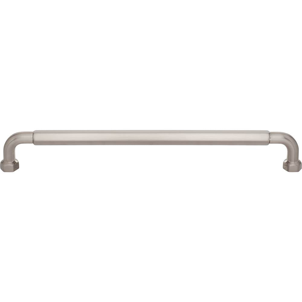Top Knobs - Dustin Pull 8 13/16 Inch (c-c) Brushed Satin Nickel - Brushed Satin Nickel