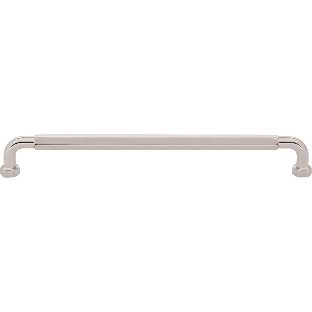 Top Knobs - Dustin Pull 8 13/16 Inch (c-c) Polished Nickel - Polished Nickel