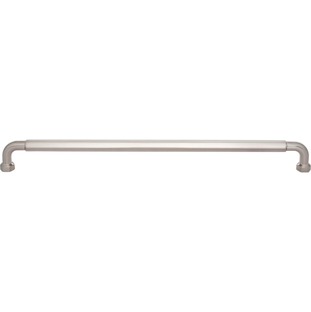 Top Knobs - Dustin Pull 12 Inch (c-c) Brushed Satin Nickel - Brushed Satin Nickel