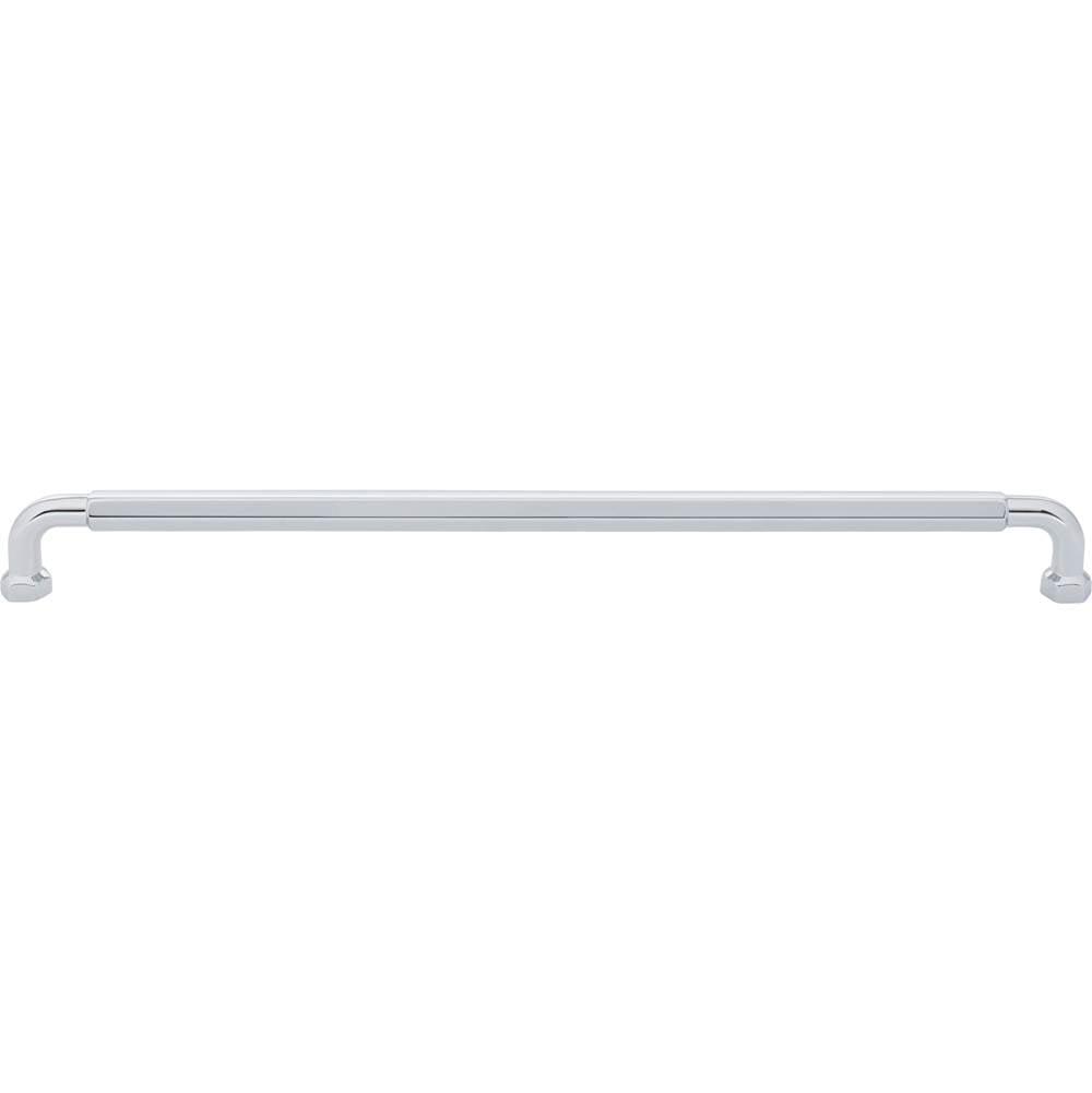 Top Knobs - Dustin Pull 12 Inch (c-c) Polished Chrome - Polished Chrome