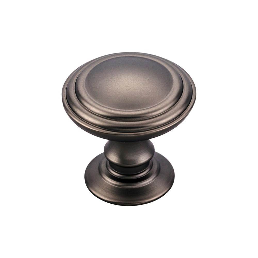 Top Knobs - Reeded Knob 1 1/4 Inch Ash Gray - Ash Gray