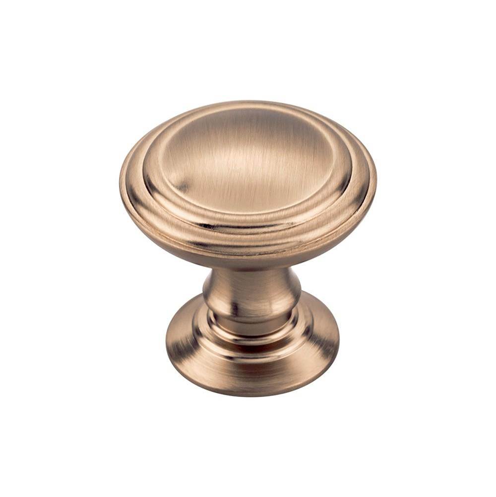 Top Knobs - Reeded Knob 1 1/4 Inch Honey Bronze - Honey Bronze