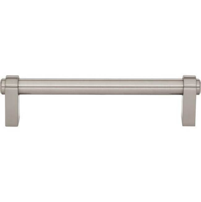 Top Knobs - Lawrence Pull 7 9/16 Inch (c-c) Flat Black - Flat Black