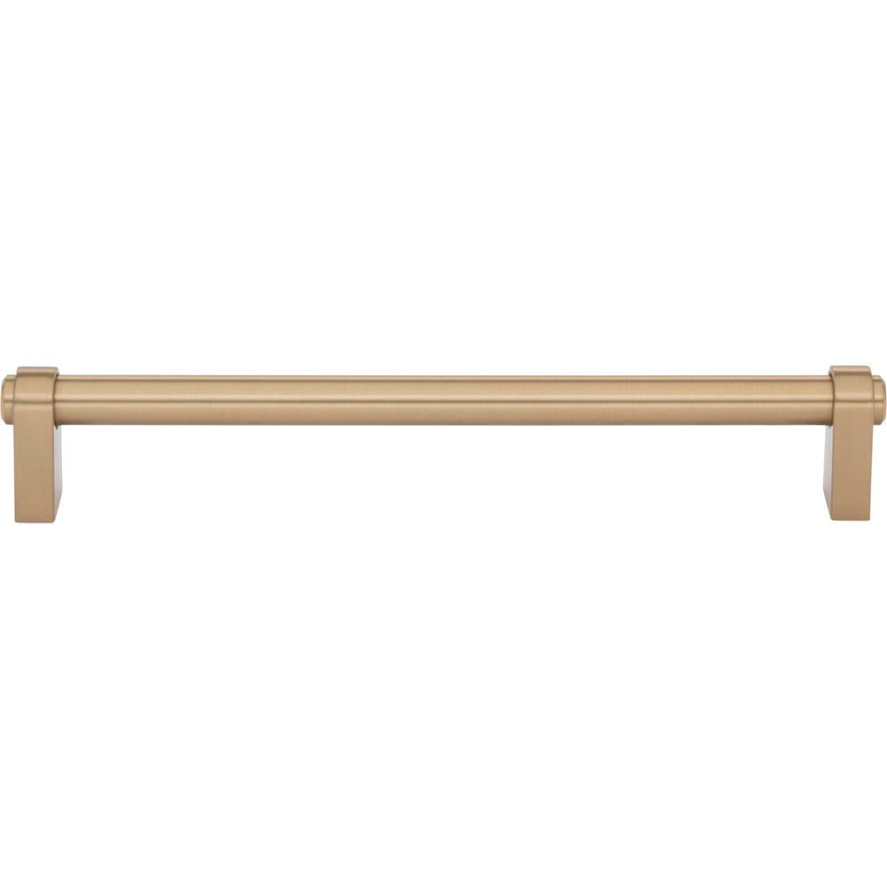 Top Knobs - Lawrence Pull 7 9/16 Inch (c-c) Honey Bronze - Honey Bronze