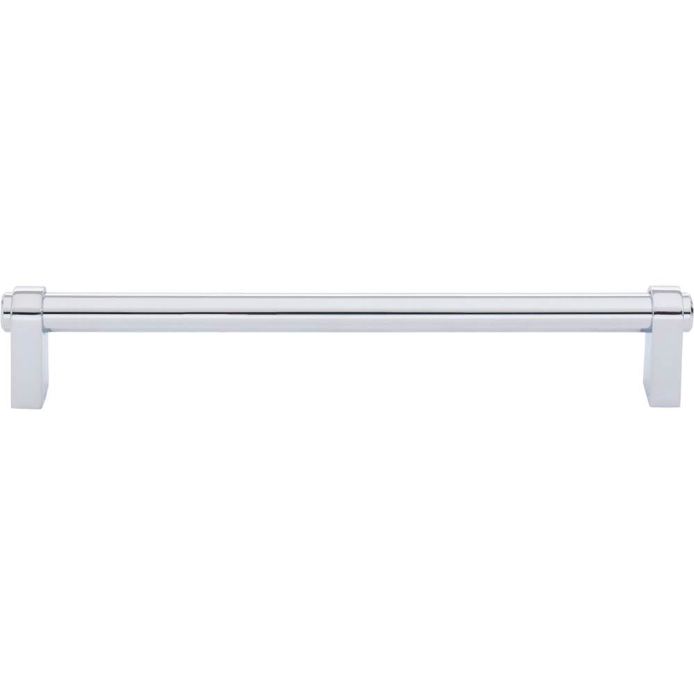 Top Knobs - Lawrence Pull 7 9/16 Inch (c-c) Polished Chrome - Polished Chrome