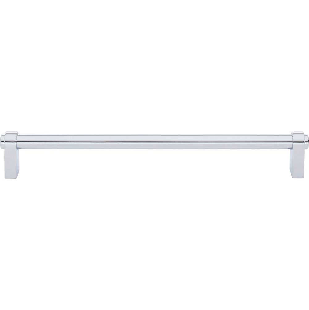 Top Knobs - Lawrence Pull 8 13/16 Inch (c-c) Polished Chrome - Polished Chrome
