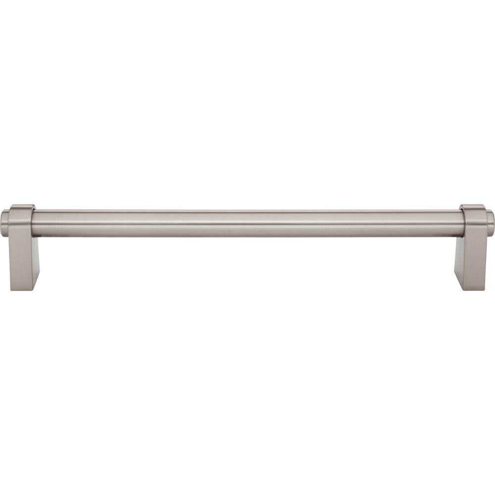 Top Knobs - Lawrence Appliance Pull 12 Inch (c-c) Brushed Satin Nickel - Brushed Satin Nickel