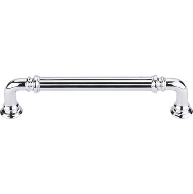 Top Knobs - Reeded Pull 5 Inch (c-c) Polished Chrome - Polished Chrome