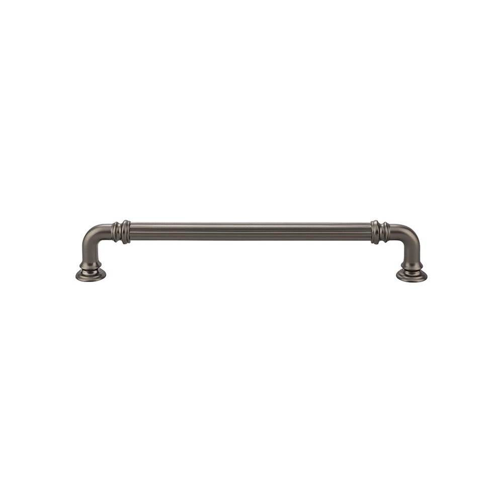 Top Knobs - Reeded Pull 7 Inch (c-c) Ash Gray - Ash Gray