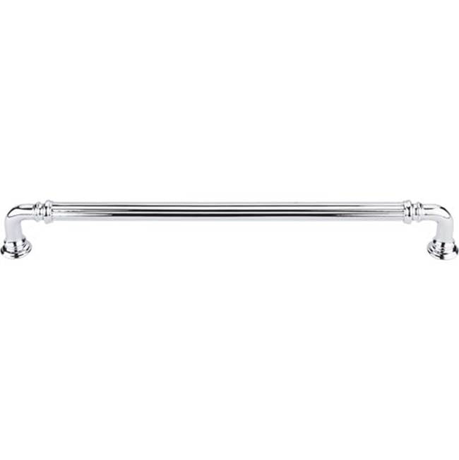 Top Knobs - Reeded Pull 9 Inch (c-c) Polished Chrome - Polished Chrome