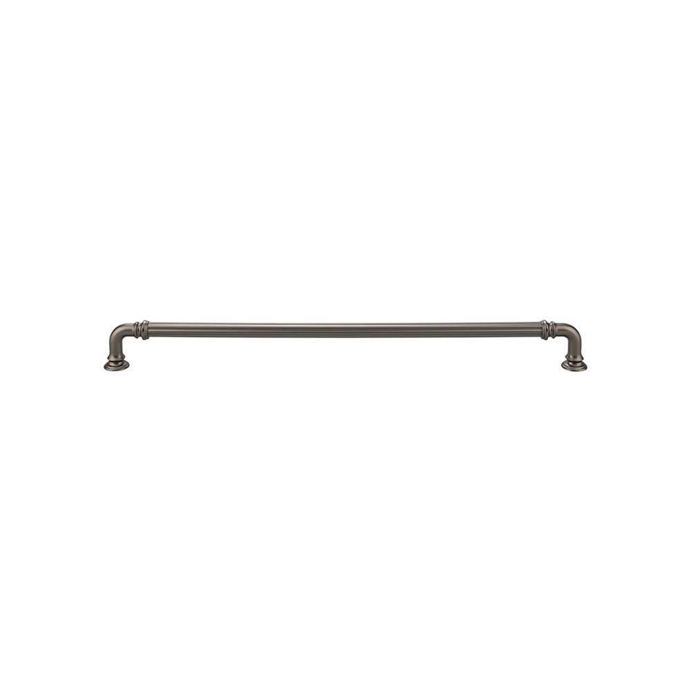 Top Knobs - Reeded Pull 12 Inch (c-c) Ash Gray - Ash Gray