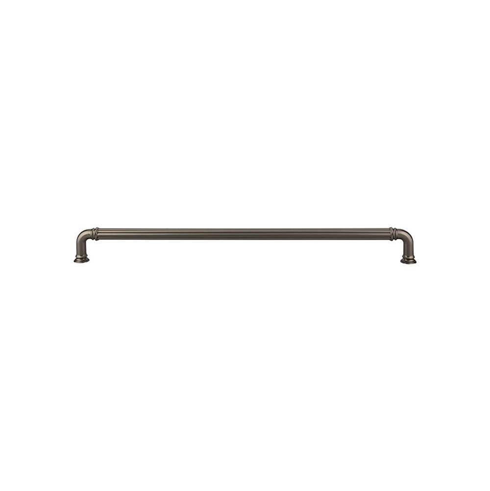 Top Knobs - Reeded Appliance Pull 18 Inch (c-c) Ash Gray - Ash Gray