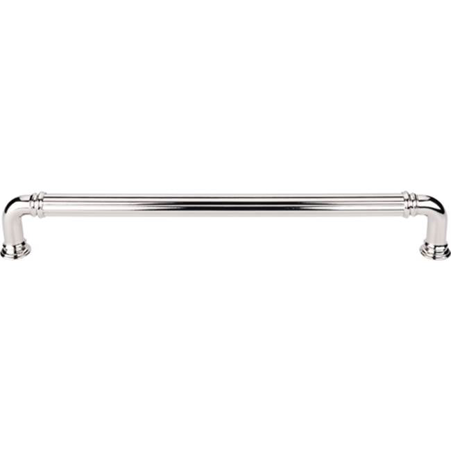 Top Knobs - Reeded Appliance Pull 18 Inch (c-c) Polished Nickel - Polished Nickel