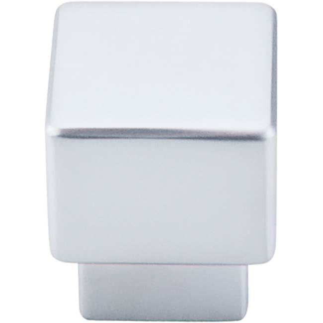 Top Knobs - Tapered Square Knob 1 Inch Aluminum - Aluminum