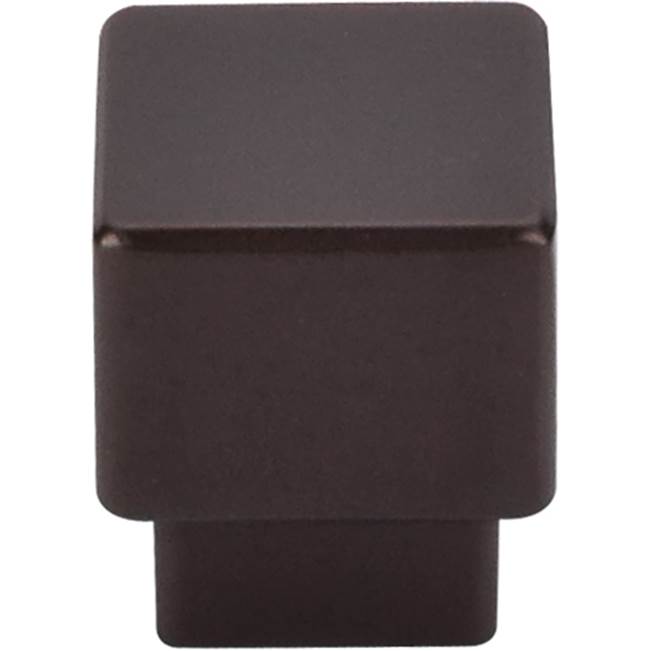 Top Knobs - Tapered Square Knob 1 Inch Oil Rubbed Bronze - Oil Rubbed Bronze