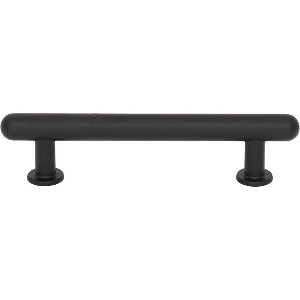 Top Knobs - Lambert Pull 3 3/4 Inch (c-c) Flat Black - Flat Black