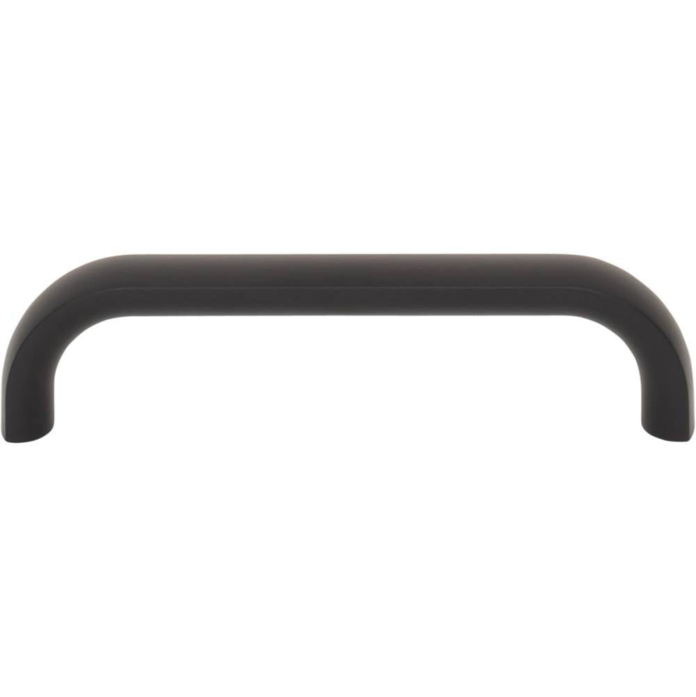 Top Knobs - Brockwell Pull 3 3/4 Inch (c-c) Flat Black - Flat Black