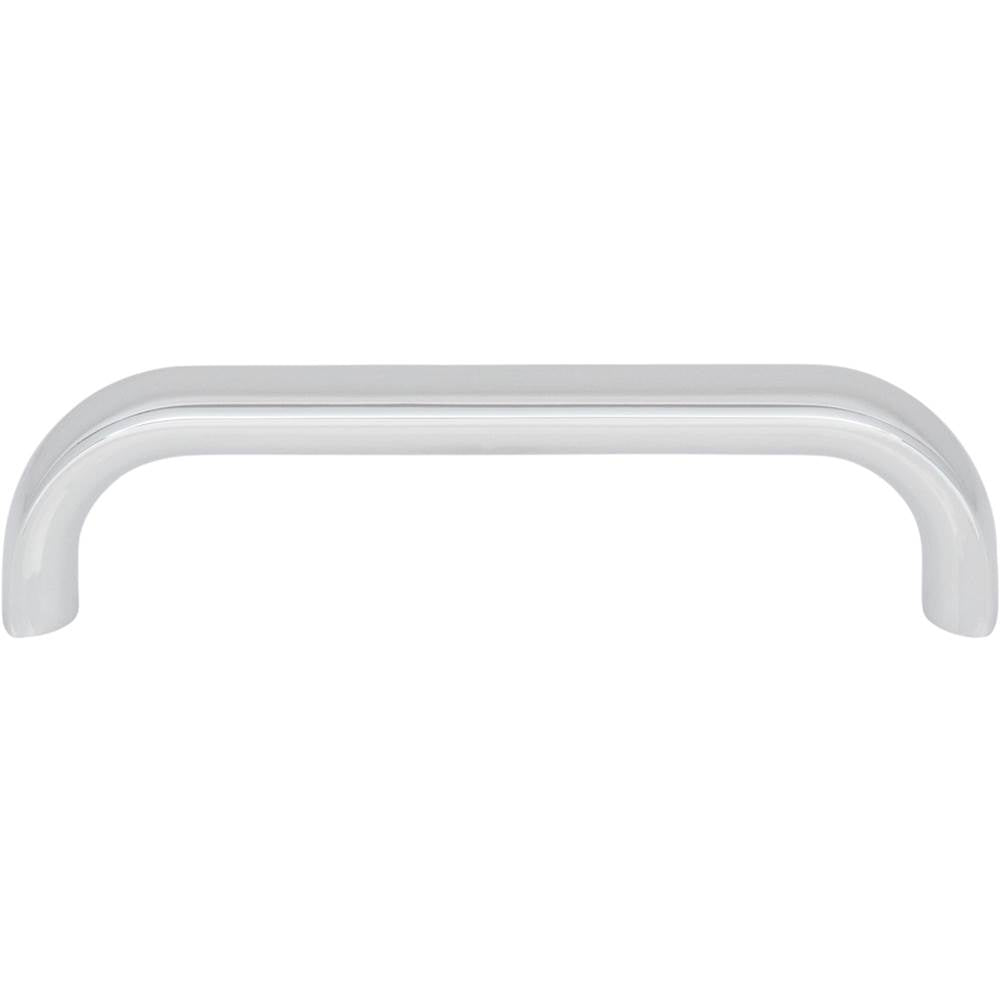 Top Knobs - Brockwell Pull 3 3/4 Inch (c-c) Polished Chrome - Polished Chrome