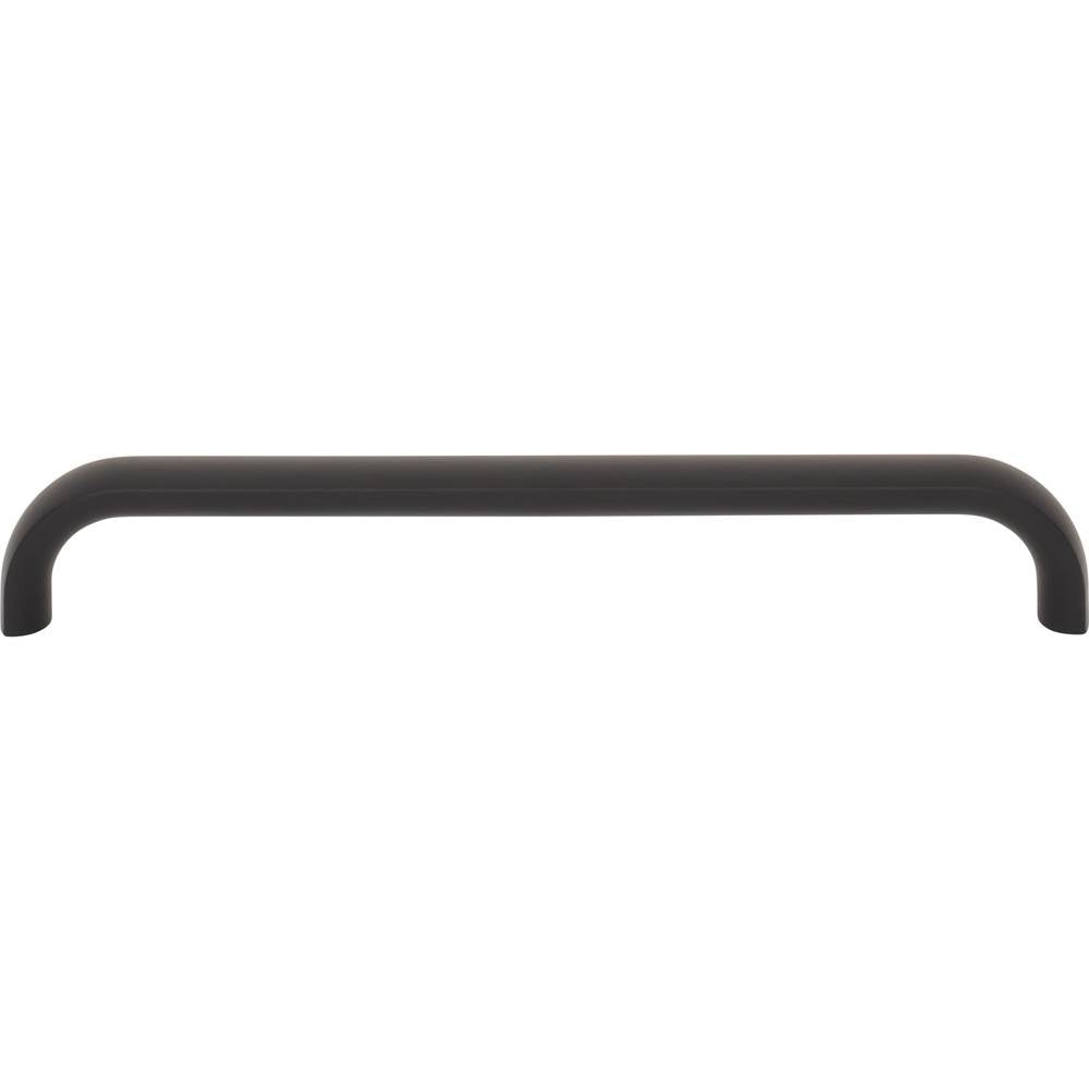 Top Knobs - Brockwell Pull 6 5/16 Inch (c-c) Flat Black - Flat Black