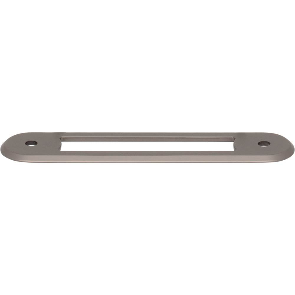 Top Knobs - Brockwell Backplate 3 3/4 Inch (c-c) Ash Gray - Ash Gray