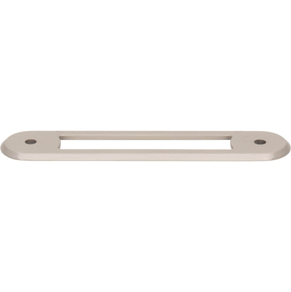 Top Knobs - Brockwell Backplate 3 3/4 Inch (c-c) Brushed Satin Nickel - Brushed Satin Nickel