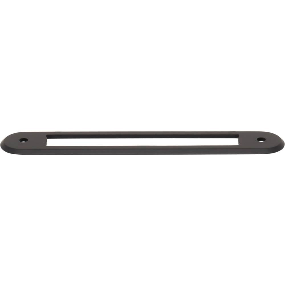 Top Knobs - Brockwell Backplate 5 1/16 Inch (c-c) Flat Black - Flat Black