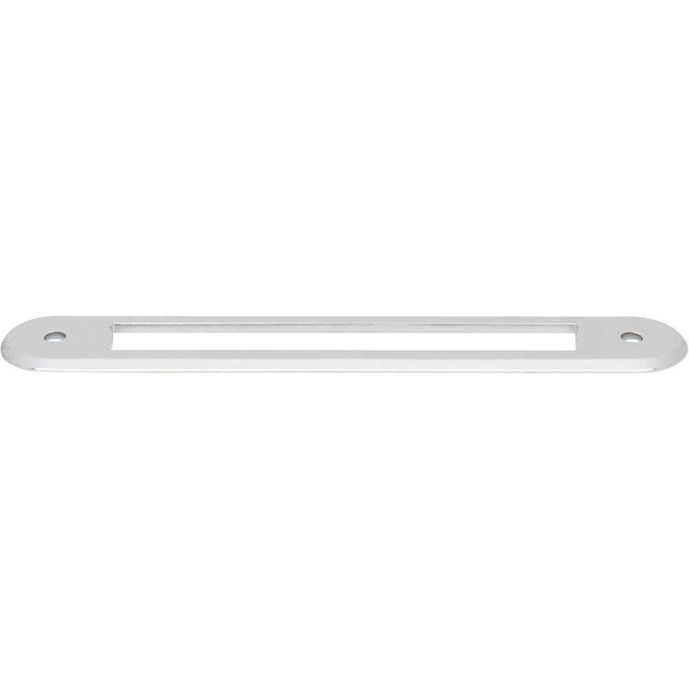 Top Knobs - Brockwell Backplate 5 1/16 Inch (c-c) Polished Chrome - Polished Chrome