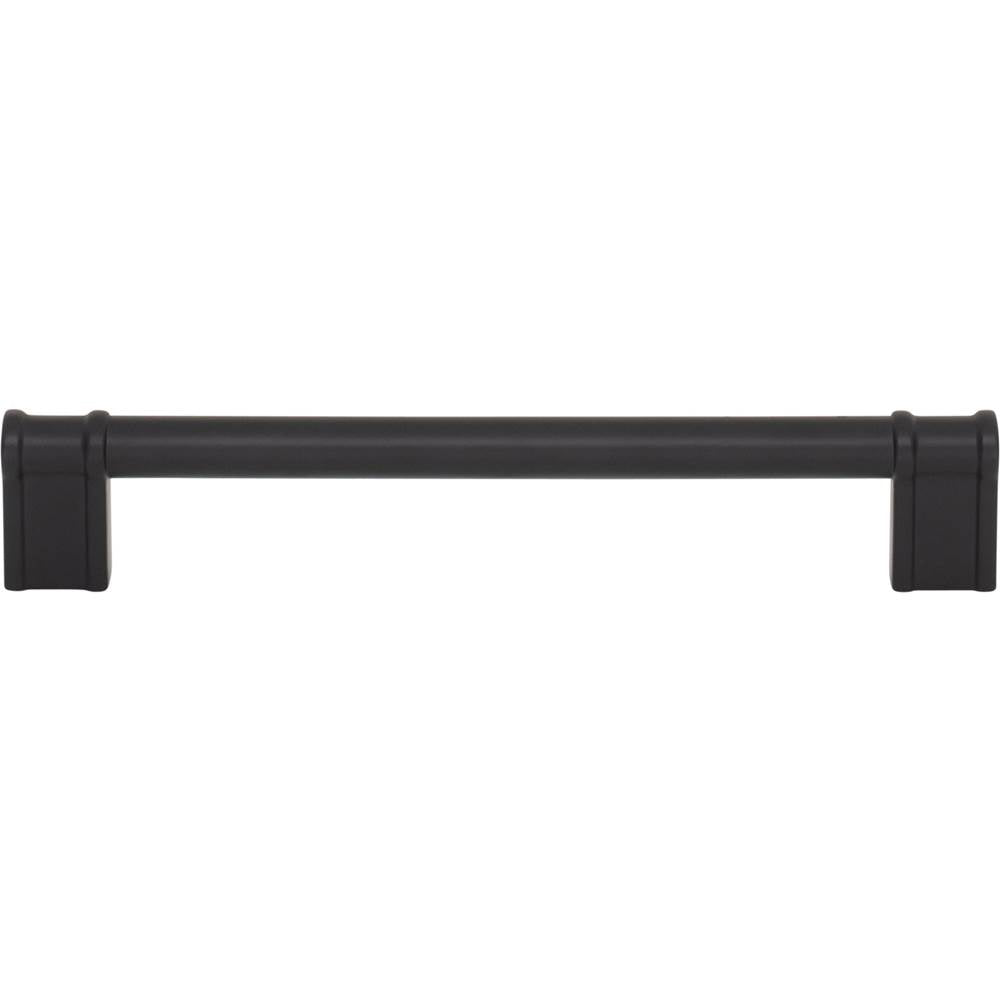 Top Knobs - Newburn Pull 6 5/16 Inch (c-c) Flat Black - Flat Black
