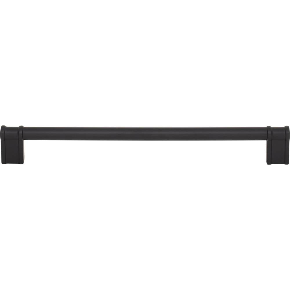 Top Knobs - Newburn Pull 8 13/16 Inch (c-c) Flat Black - Flat Black