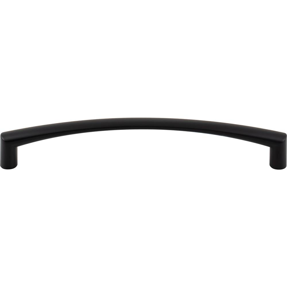 Top Knobs - Griggs Pull 6 5/16 Inch (c-c) Flat Black - Flat Black