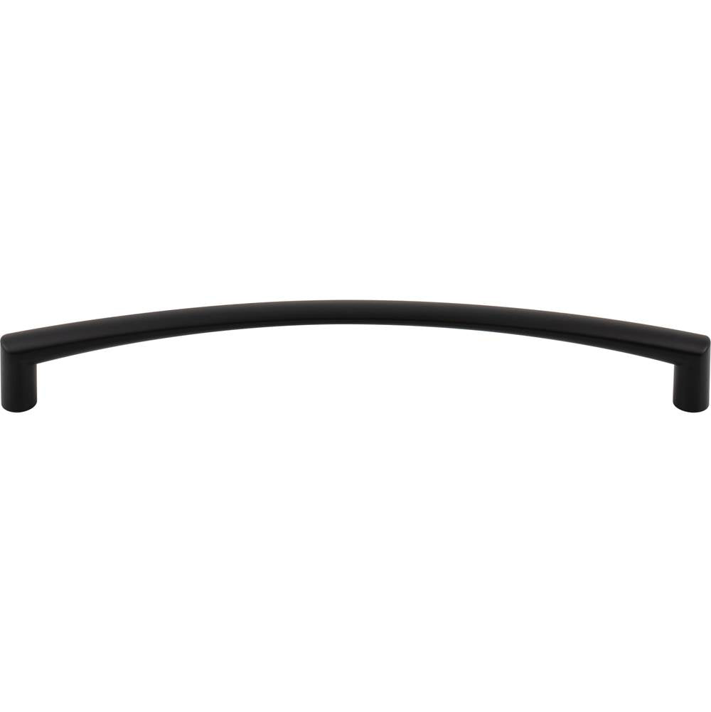 Top Knobs - Griggs Pull 7 9/16 Inch (c-c) Flat Black - Flat Black