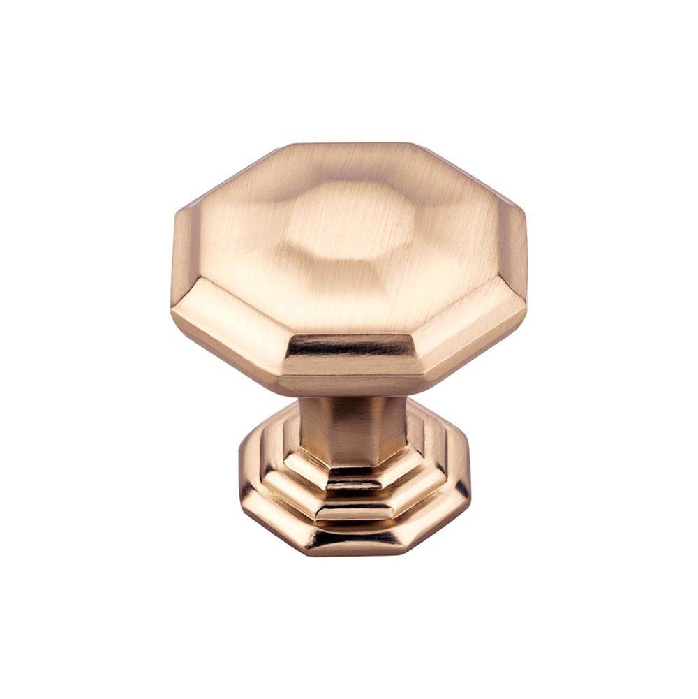 Top Knobs - Chalet Knob 1 1/8 Inch Honey Bronze - Honey Bronze