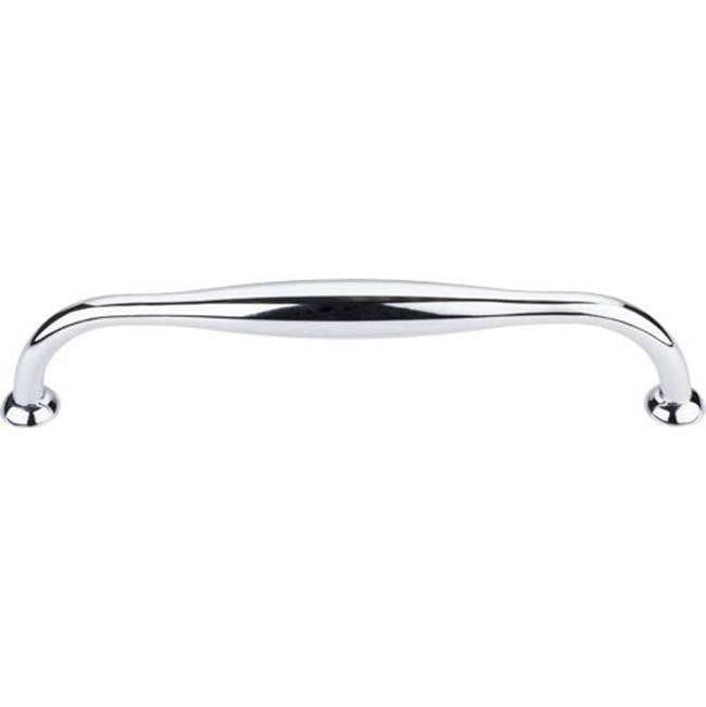 Top Knobs - Shrewsbury D Pull 7 1/2 Inch (c-c) Polished Chrome - Polished Chrome