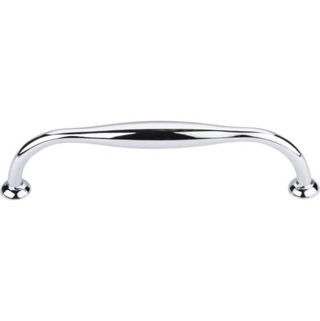 Top Knobs - Shrewsbury D Pull 5 1/16 Inch (c-c) Polished Chrome - Polished Chrome