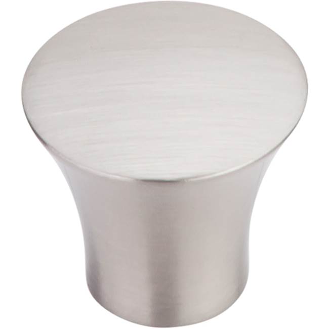 Top Knobs - Shrewsbury Knob 1 5/16 Inch Brushed Satin Nickel - Brushed Satin Nickel