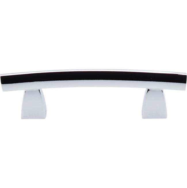 Top Knobs - Arched Pull 3 Inch (c-c) Polished Chrome - Polished Chrome