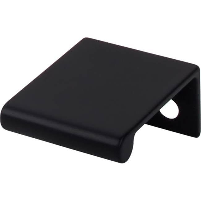 Top Knobs - Europa Tab Pull 5/8 Inch (c-c) Flat Black - Flat Black