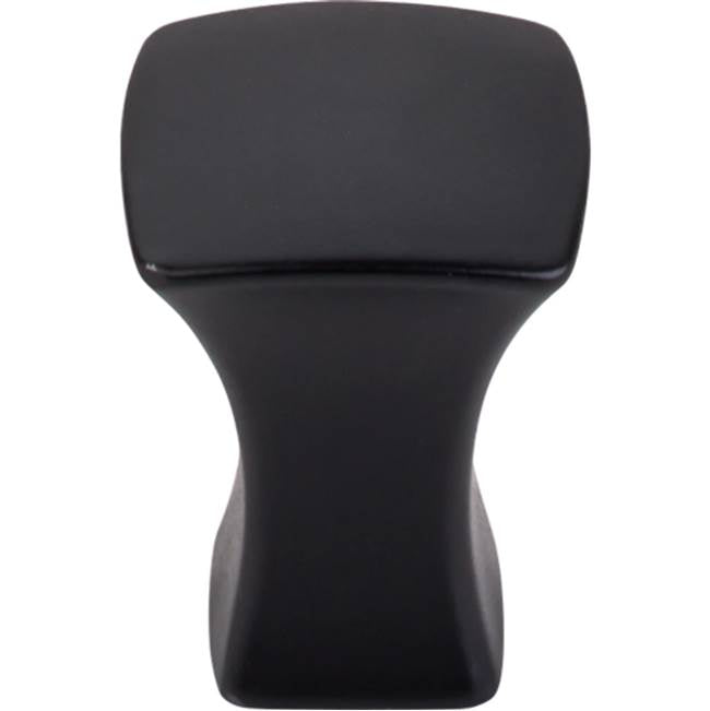 Top Knobs - Glacier Knob 3/4 Inch Flat Black - Flat Black