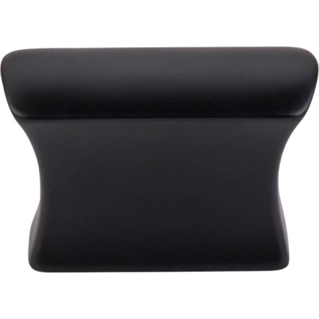 Top Knobs - Glacier Knob 1 1/2 Inch Flat Black - Flat Black