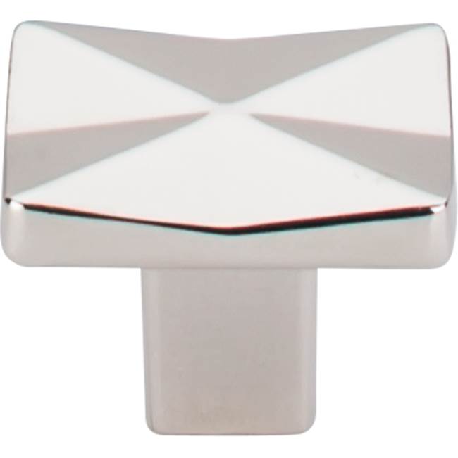 Top Knobs - Quilted Knob 1 1/4 Inch Polished Nickel - Polished Nickel